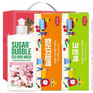 슈가버블 주방세제290용기 컬러지퍼백 크린백(3종) (상품코드 : W000585)