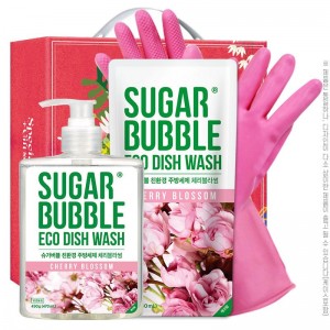 슈가버블 주방세제490펌프 주방세제290리필 고무장갑32cm(3종) (상품코드 : LL30182)