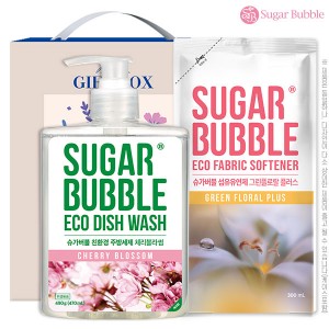 슈가버블 주방세제490펌프 섬유유연제300리필(2종) (상품코드 : LL20167)