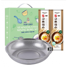 (특가)탑셰프 낮은형채반30 구포국수(소면)2P(3종)