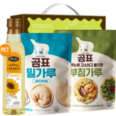 탑셰프페트해바라기유 곰표밀가루 부침가루(3종)