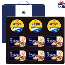 사조 혼합세트3-6호(참치3개,라이트팜6개)