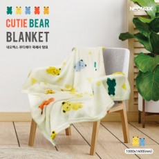 [네오맥스] 큐티베어 극세사 담요 (중형)