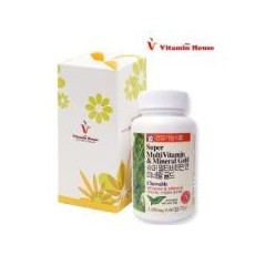 [비타민하우스] 슈퍼 멀티비타민& 미네랄 골드1P 2개월분